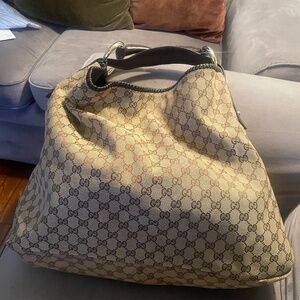 Gucci large hobo horsebit bag